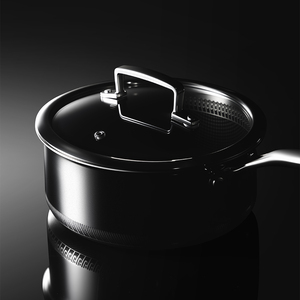 Premium Stainless Steel Sauce <b>Pan</b> With Glass Lid For Modern Kitchen Cooking And Daily Food Preparation - Product Image 4