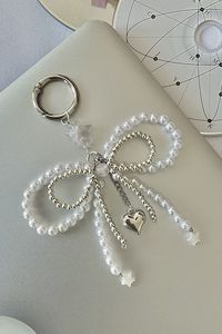 Hermoso Llavero Bordado Personalizado con Cuentas, con Intrincadas Costuras Hechas a Mano, Decoración de Cuentas Coloridas y Accesorio de Moda Elegante - Product Image 3