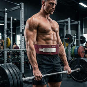 High Performance New Lever Buckle Powerlifting <b>Belt</b> Suede Leather Weight Lifting Training Support Fitness Gym Customized <b>Belt</b> - Product Image 4