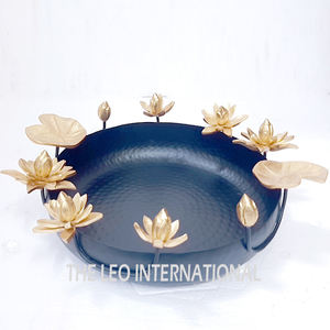 Bol en métal artisanal de designer pour un intérieur luxueux et artistique, idéal pour les hôtels et les centres de villégiature - Product Image 3