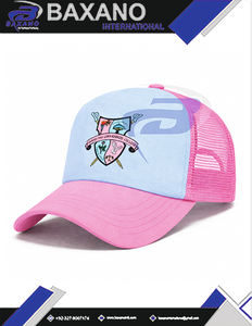 Gorra Trucker con Impresión 3D de la Hermandad Gamma Phi Delta - Diseño Verde y Rosa de Primera Calidad, Gorra Trucker GPD - Product Image 6