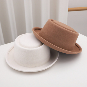Classic Western Cowboy Short Brim <b>Hat</b> for Men and Women Vintage Ranch Rodeo Outdoor Fashion Felt Style Cap - Product Image 3