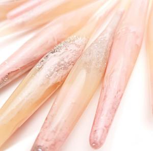 Ensemble de crochets en résine polie, ergonomiques, à poignée souple, forme ronde, motif ange, personnalisables, modernes, pour le tricot - Product Image 6