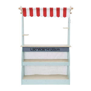 Juguete de Madera Natural Montessori para Niños, Juego de Imitación de Puesto de Mercado, Tienda de Comestibles Ecológica y Sostenible, Juego de Roles, Venta al por Mayor en Vietnam - Product Image 3