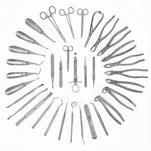 DERMISPRO INSTRUMENTS Juego de 74 Piezas para Extracción Dental Manual, Elevadores y Pinzas de Acero Inoxidable, Autoclavables - Product Image 2