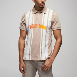 เสื้อโปโลชายขายส่ง คุณภาพสูง เรียบง่าย สบายๆ บริการ OEM รับผลิตตามแบบใหม่ ระบายอากาศได้ดี ป้องกันการเป็นขุย สีพื้น - Product Image 1