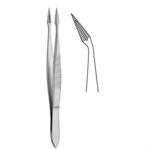 Pince à épiler pour tissu de pansement pince à épiler courbe et droite pince à épiler dentaire de Semken NOUVEAUX outils médicaux - Product Image 4