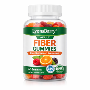 Gomitas de Fibra para Adultos, 60 Unidades, Suplemento para el Apoyo Digestivo, Fabricante Certificado GMP, Marca Privada OEM - Product Image 1