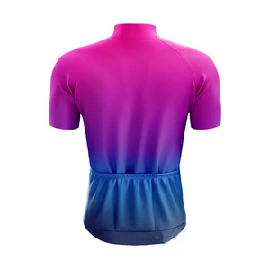Maillot de cyclisme à séchage rapide sublimé 100% polyester, isolé, à manches courtes, vêtements de cyclisme professionnels pour équipe, maillot de course à vélo - Product Image 2
