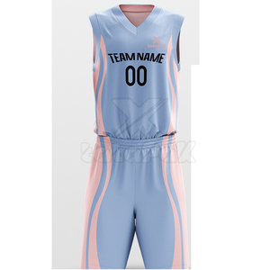 Diseña Tu Propio Uniforme de Baloncesto Reversible, Conjunto de Poliéster de Secado Rápido y Transpirable, Último Diseño a Precio de Mayoreo - Product Image 3