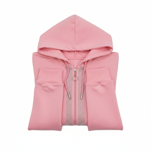 ชุดวอร์มแบบมีเพชรประดับ ออกแบบเองได้ตามต้องการ สำหรับผู้ชายและผู้หญิง เหมาะสำหรับใช้งานกลางแจ้ง สีพื้น - Product Image 1