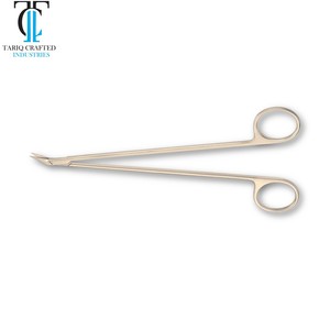 Tijeras Vasculares Potts de Nueva Llegada, Puntas Curvas Anguladas, Instrumento Quirúrgico de Acero Inoxidable - Product Image 1