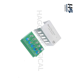 Kit de forets dentaires en acier inoxydable avec bloc de rangement gratuit, ensemble de forets pour implants, scie manuelle, instrument passivé à la rouille, certifié CE - Product Image 1