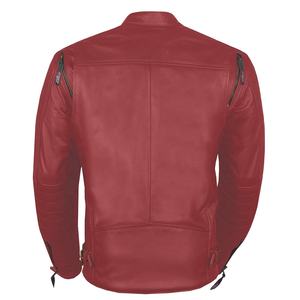 Stand Neck Pu Veste en cuir pour hommes Veste en cuir véritable veste de moto, vêtements de course automobile de moto, veste de moto - Product Image 3
