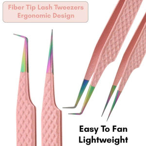 Pinces de précision pour extensions de cils, pinces à cils pour outils de formation en esthétique, pinces pour extensions de cils - Product Image 3