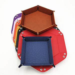 Plateau de jeu hexagonal pliable SALVA LEATHER, écologique, de haute qualité, personnalisable et coloré, pour les jeux de rôle, D&D et autres jeux de table - Product Image 3