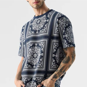 เสื้อยืดโอเวอร์ไซส์ผู้ชาย ทรงหลวม ระบายอากาศได้ดี ผลิตจากโพลีเอสเตอร์ สไตล์โมเดิร์นสตรีทแวร์ - Product Image 5
