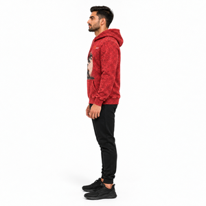 Sudadera con Capucha Premium de Felpa para Hombre, Diseño de Esqueleto con Lavado Ácido, Manga Larga, 100% Algodón - Product Image 3