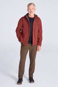 Veste softshell homme sur mesure OEM, tissu respirant, meilleure qualité, imperméable, coupe-vent, pour randonnée et sports de plein air. - Product Image 3