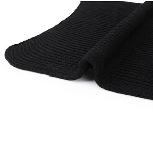 Écharpe tricotée réversible unisexe - Double style pour la chaleur hivernale - Accessoire en tricot côtelé doux avec logo personnalisé - Product Image 5