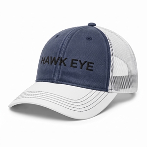 หมวกแก๊ปทรงทรัคเกอร์ Hawk Eye 6 แผง ตาข่ายด้านหน้า ปักลาย ปรับขนาดได้ ใส่ได้ทั้งชายและหญิง สไตล์ลำลอง - Product Image 3
