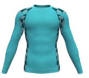 Rash Guard Custom Logo <b>Printed</b> Sublimated UV Long Sleeve <b>Surf</b> Rash Guard High Quality Breathable Latest Wholesale Design - Product Image 5