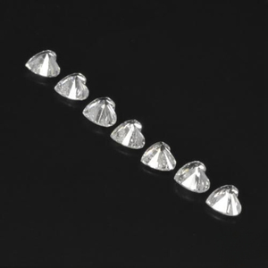 SHRAMAN DIAMOND 1 Carat 7pcs Pack VS-Si Heart Shape Excellent Cut Lab Grown F Brilliant Synthetic Diamonds Loose Wholesale India - Product Image 2
