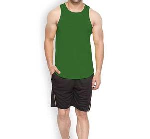Débardeur Homme Personnalisé en Gros – Couleur Unie, Sport et Fitness, Respirant, Séchage Rapide, Tricoté Polyester/Coton, Style Décontracté - Product Image 1
