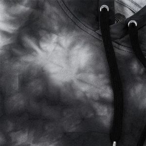 เสื้อฮู้ดดี้ผู้ชายแบบวอชเอซิดวอช ผลิตจากผ้าฝ้าย 100% ทรงโอเวอร์ไซส์ สไตล์สตรีท พร้อมโลโก้แบบกำหนดเอง - Product Image 3