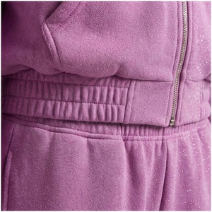 <b>Women</b> Eco-Friendly Streetwear Hooded Tracksuit Set Full <b>Zip</b> Sweatshirt Joggers Casual Autumn Wear Heat-Transfer Print Front Logo - Product Image 5