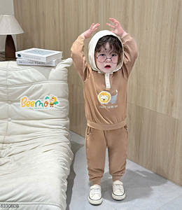 เสื้อผ้าเด็กสไตล์เกาหลีคุณภาพสูง ชุดฮู้ดดี้ผ้าฝ้ายพิมพ์ลายการ์ตูน สวมใส่สบาย แฟชั่นสำหรับเด็กผู้ชายวัยเตาะแตะ - Product Image 3