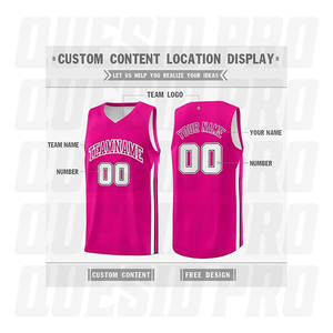 Maillot de basket-ball personnalisé, dernière collection, sans manches, vêtements de sport respirants, maillot de basket-ball réversible, sublimation, broderie - Product Image 4
