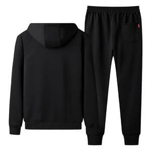 Ensemble de survêtement en coton de haute qualité personnalisé pour hommes, vêtements de sport, sweat-shirt et pantalon de jogging, automne, antistatique - Product Image 6