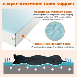 Divano Letto Ortopedico per Cani da 40 Pollici con Memory Foam, Poggiatesta Rimovibile e Lavabile, per Cani di Taglia Grande e Animali di Piccola Taglia - Product Image 4