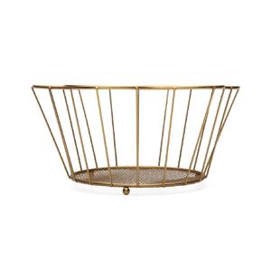 Panier à fruits en métal au design et au look exclusifs, solution de rangement élégante pour fruits et légumes sur le comptoir de cuisine - Product Image 3