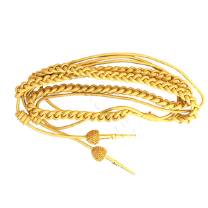 Equipo de Defensa Personal OEM Personalizado de Alta Calidad - Aiguillettes de Alambre Dorado, Uniformes de Nailon, Poliéster y Algodón con Bordado Wallow - Product Image 1