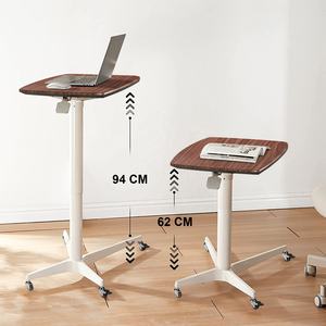 Training Table Workstation Casters <b>with</b> brake Ergonomic Adjustable Table for School - Product Image 4