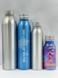 Wholesale Modern 99.7% Pure Aluminum Water Bottles Lightweight Reusable Recyclable Custom Logo Printing for Beverages - Product Image 5