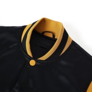 Chaqueta de Seda Satinada para Hombre con Bordado Personalizado de la Fraternidad Alpha |   Chaqueta Bordada de Fraternidad, Chaquetas Bomber de Satén Personalizables - Product Image 5