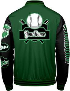 Chaqueta de Invierno Cálida y Cómoda para Hombre, Estilo Letterman, con Cuello Alto, Logotipo Frontal, Resistente al Viento, Ecológica, de Alta Calidad a un Precio Razonable - Product Image 2