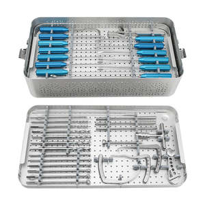 Conjunto de instrumentos para reconstrucción de rodilla por artroscopia ACL/PCL para procedimientos quirúrgicos óseos de la articulación de la cadera - Product Image 1