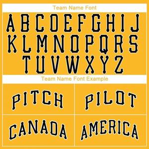 Camiseta de Béisbol Personalizada en Dorado, Negro y Blanco, Transpirable, de Poliéster, con Botones, Uniforme de Equipo, Sublimación, Camisa Deportiva de Béisbol - Product Image 6