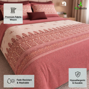 Ensemble de draps en coton pur de qualité supérieure, taille king, avec housses d'oreiller |   Construction sans joint ni couture |   Qualité hôtelière pour les commandes en gros - Product Image 5