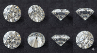Diamants cultivés en laboratoire Koladiya, couleur F, taille brillant rond, 1,80-1,90 mm, clarté SI2, pour la fabrication de bijoux