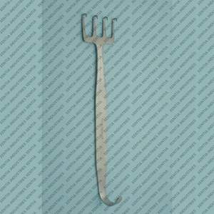 Retractor Facial Freeman de Grado OR, 7 Pulgadas, 4 Puntas Afiladas, Retractor de Tejido, Gancho Quirúrgico para Piel, Instrumentos de Cirugía Plástica, CE - Product Image 6