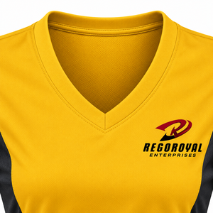 Camisetas básicas de algodón duraderas y fáciles de cuidar para mujer, con cuello en V, para viajar y un estilo casual versátil para un look moderno y duradero. - Product Image 4