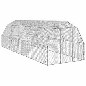 Grand poulailler métallique durable, enclos à poules galvanisé, cage pour animaux - Product Image 5