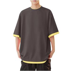 Camiseta Vintage Extra Grande, Personaliza tu Diseño con Logotipo, Talla Grande, 100% Algodón Grueso, Ropa Casual para Hombre, Transpirable y de Secado Rápido - Product Image 3
