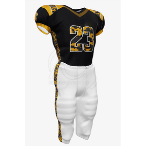 Uniforme de Fútbol Americano Sublimado OEM a Precio de Fábrica, Laterales de Malla Transpirable, Nombre del Equipo, Ropa para el Día del Partido para Bebés y Niños Pequeños - Product Image 5