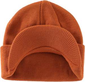 Bonnet en tricot côtelé épais et chaud à motif camouflage pour les sports d'hiver, le ski et la course à pied - Product Image 5